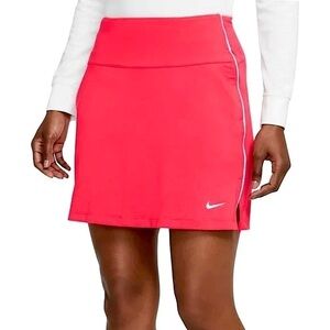 NWT Womens Nike Dri Fit UV Victory Golf Skirt Skort Red